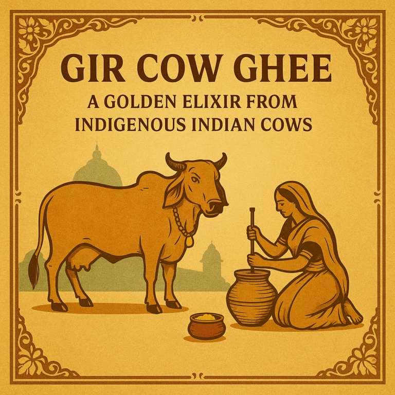 Gir Cow Ghee: A Golden Elixir from Indigenous Indian Cows